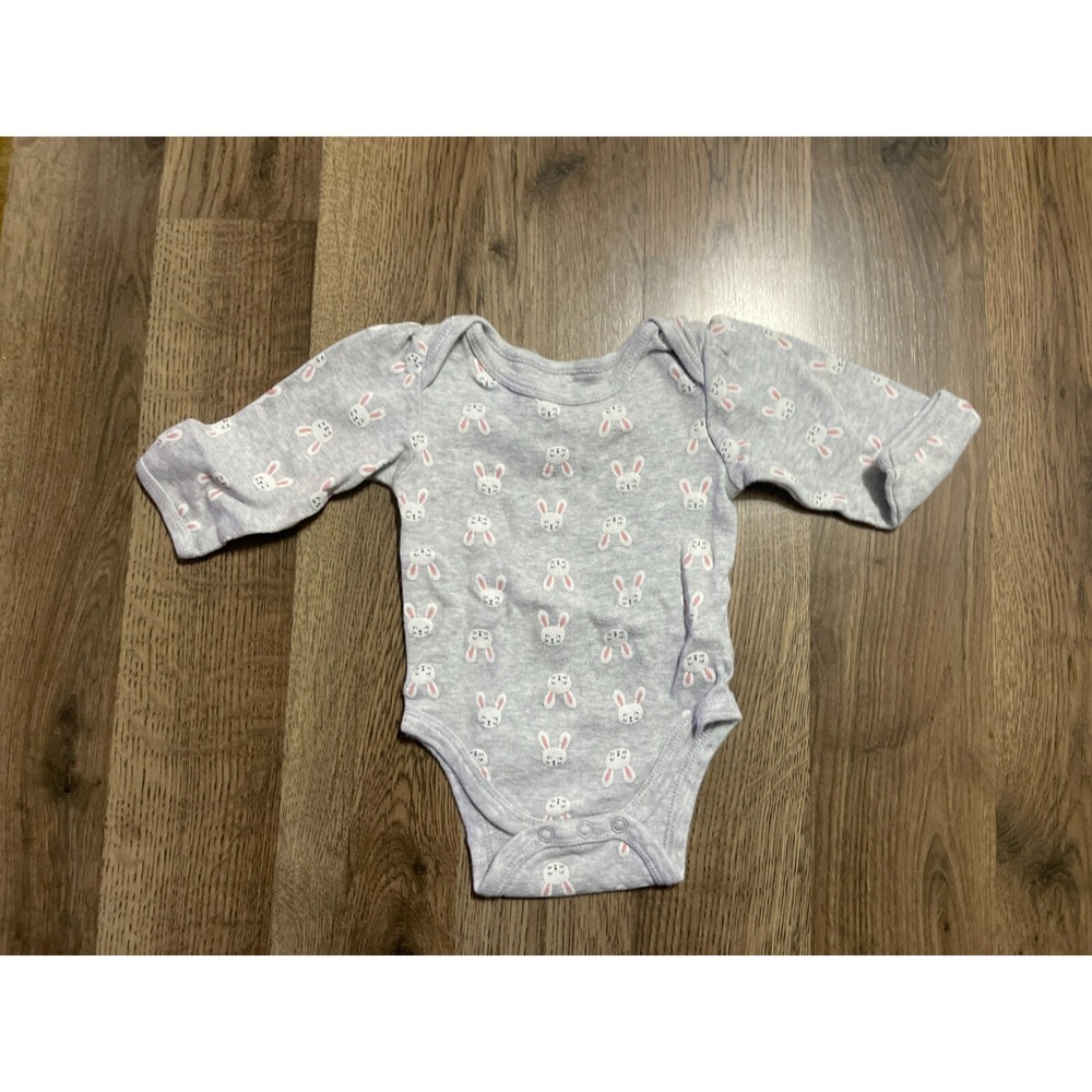 Baby Gear One piece, Baby Size 3-6 Months, Bunnies, Long Sleeve, Easter